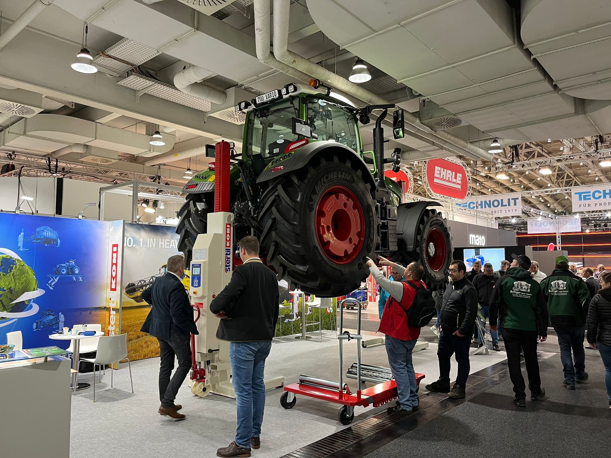 Hearing about the challenges at Agricultural trade fairs