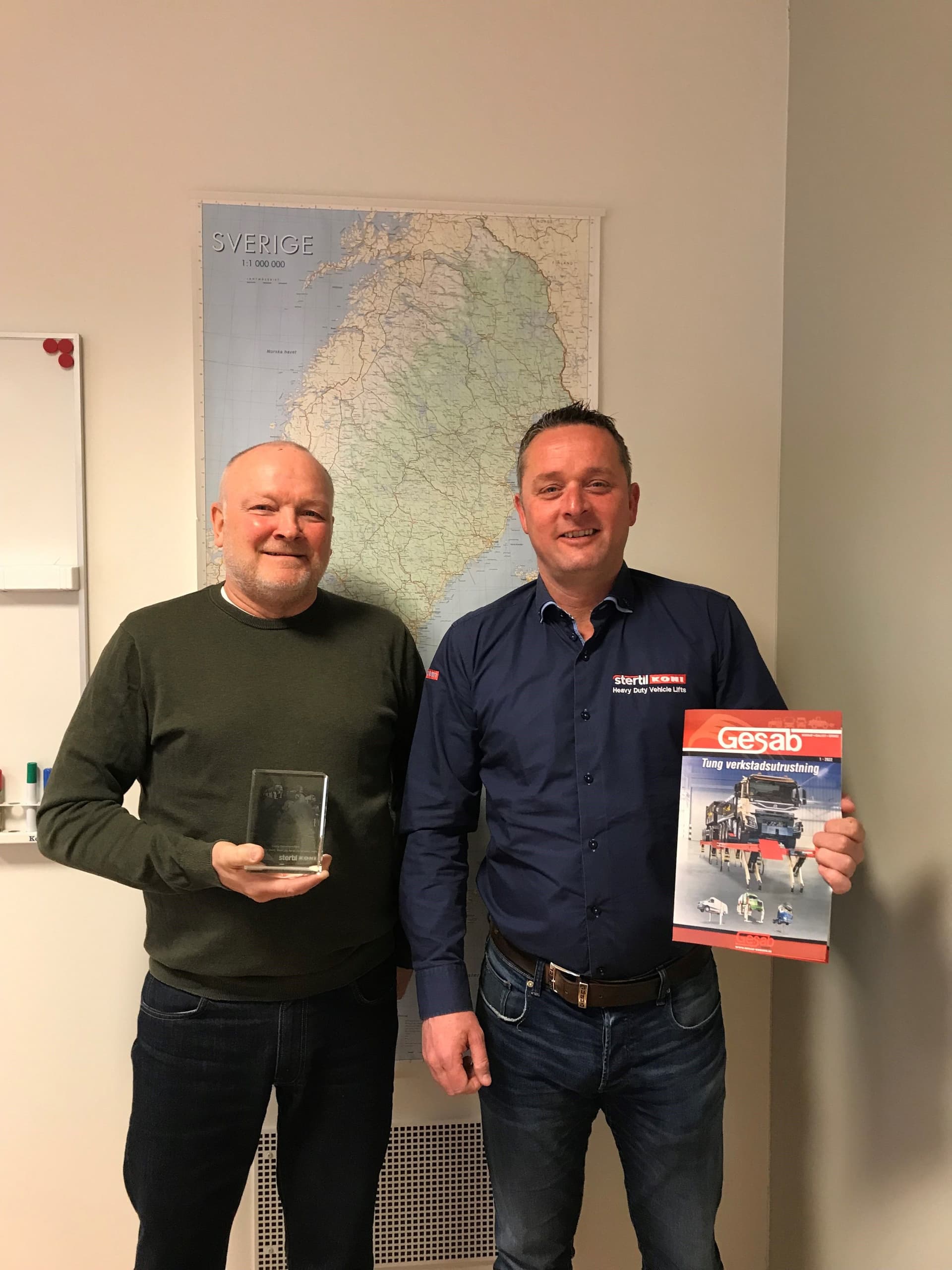 Gesab Sales Director Winberg retires after 20 years