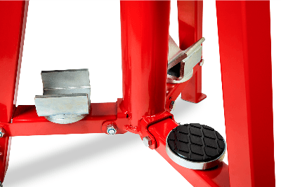 Storage of adapters on the axle stand