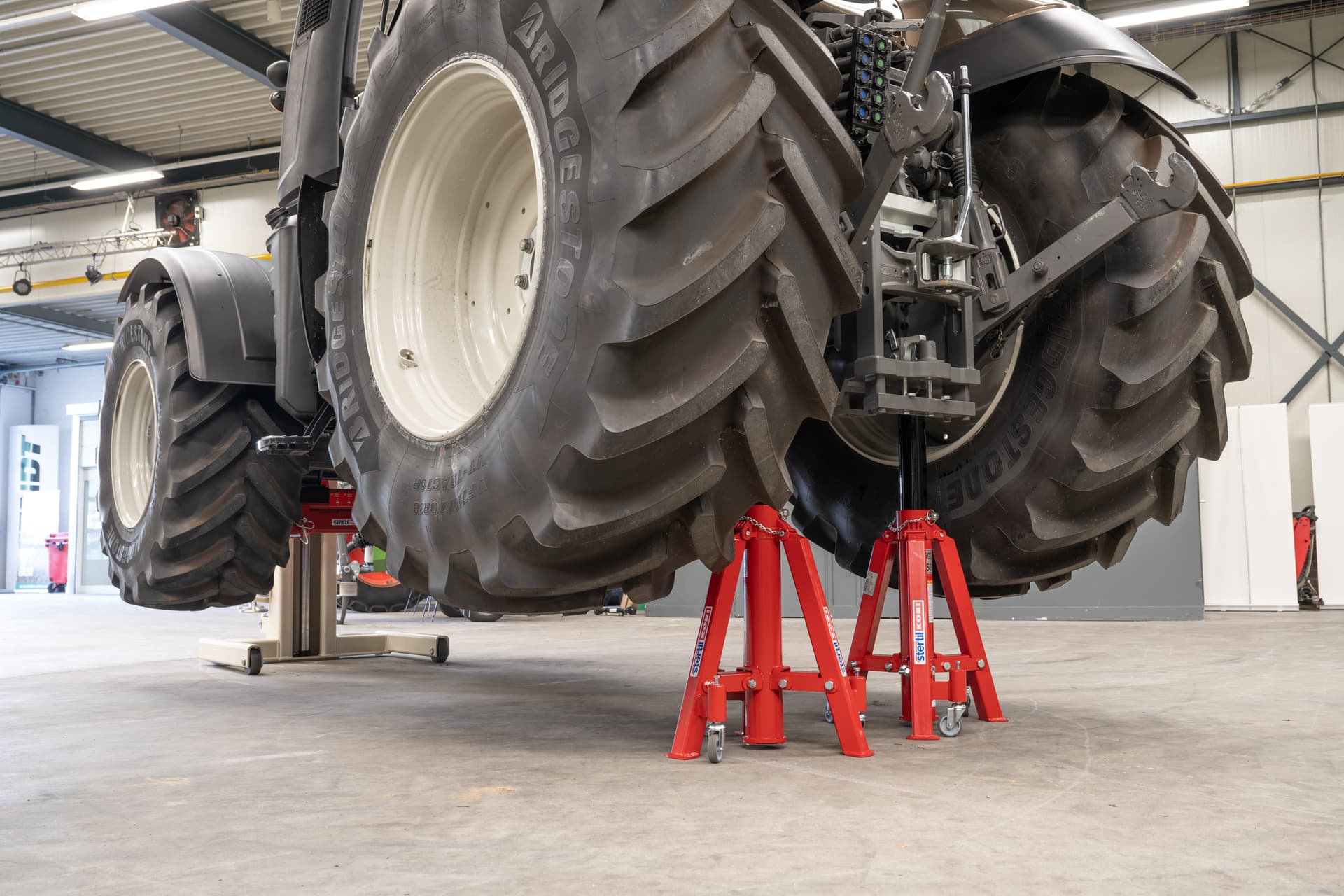 Axle stands for extra support