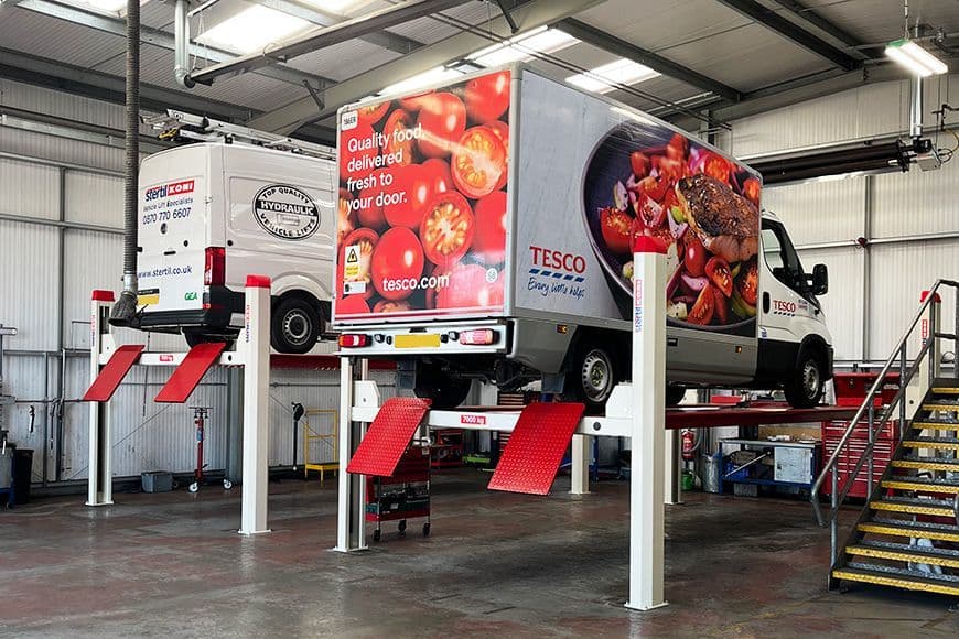 Sentinel Fleet Managment upgraded the Tesco Vehicle Maintenance Unit (VMU), United Kingdom