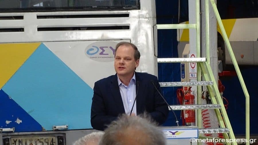 Greek Minister of Infrastructure and Transport, Kostas Karamanlis