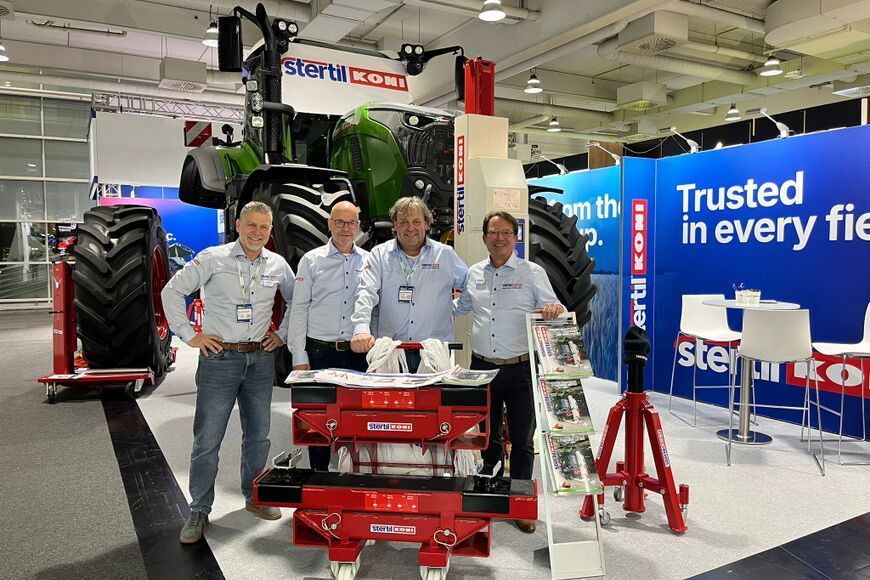 Stertil-Koni Sales team at Agritechnica 2025 in Hanover, Germany
