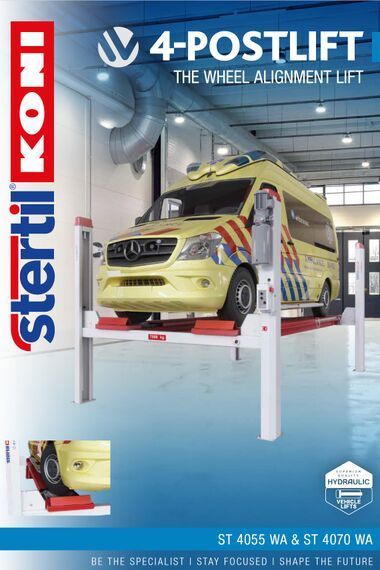 Stertil-Koni Wheel Alignment 4-Post four post lift