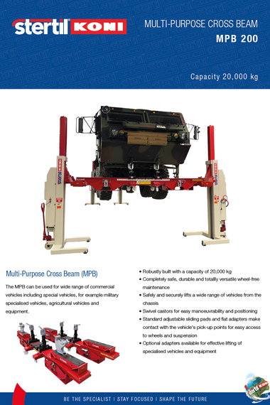 Stertil-Koni Multi-Purpose Cross Beam