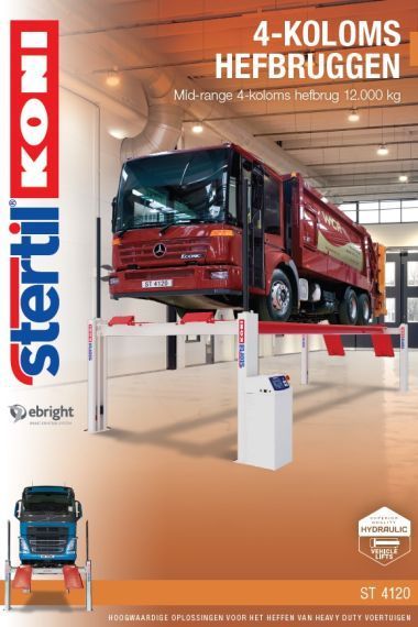 Brochure Stertil-Koni 4-koloms hefbruggen ST 4120