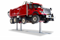 inground diamondlift Stertil-Koni heavy duty vehicle lift with truck