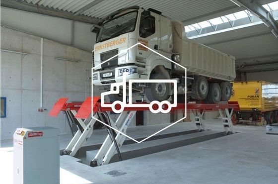 Stertil-Koni hefbruggen voor vrachtwagens